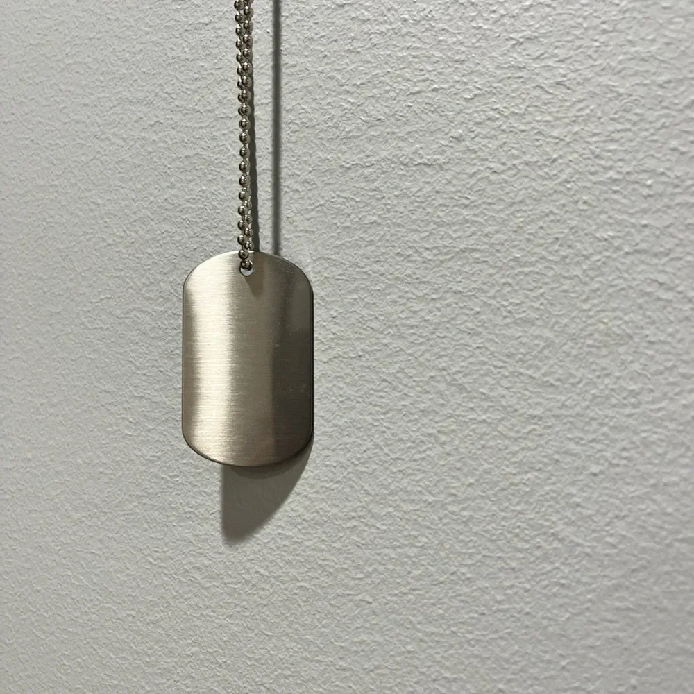 New no bag KISS Army Necklace Dog Tag‎ Pendant Black Vintage Kiss Memorabi